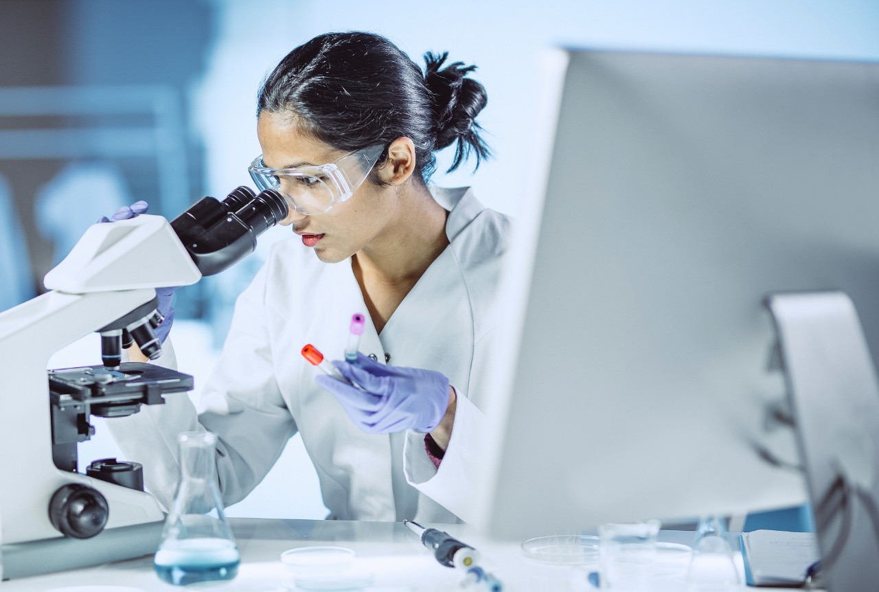 Scientist Working in The Laboratory